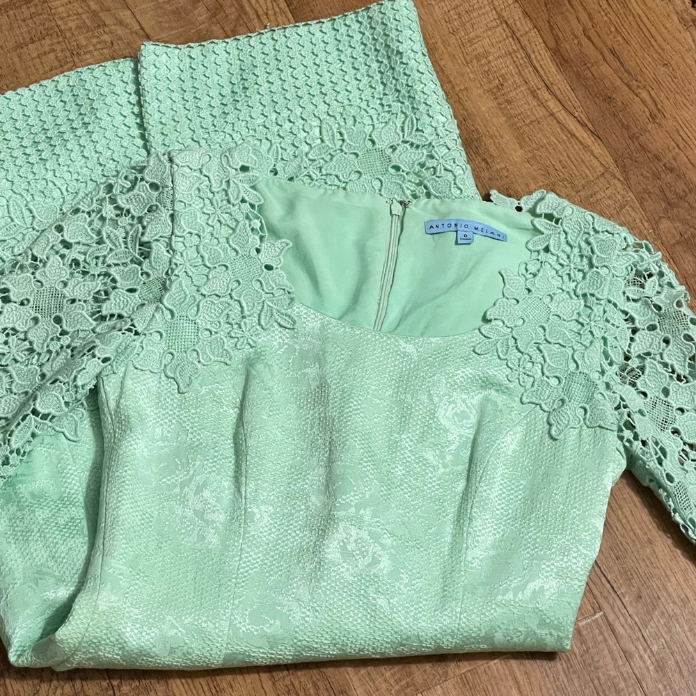 Antonio Melani Mint Green MIDI Dress - Picture 12 of 16